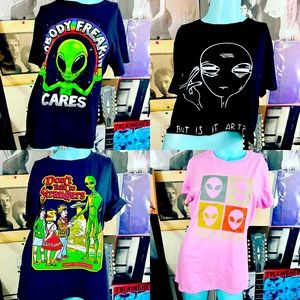 👽AWESOME ALIEN ET LOT. PERFECT FOR HALLOWEEN UNISEX MEN SMALL